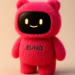 robot euno rose qui sourit